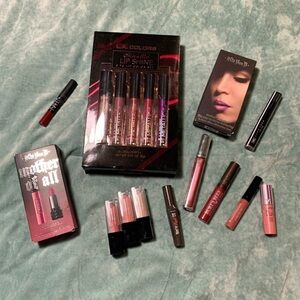 Lipsticks, Lipgloss (some high end brands) and Estée Lauder Cosmetic Bag